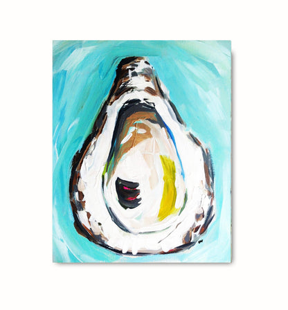 Oyster Print on Paper "Oyster with Citron": Print / 16" x 20"