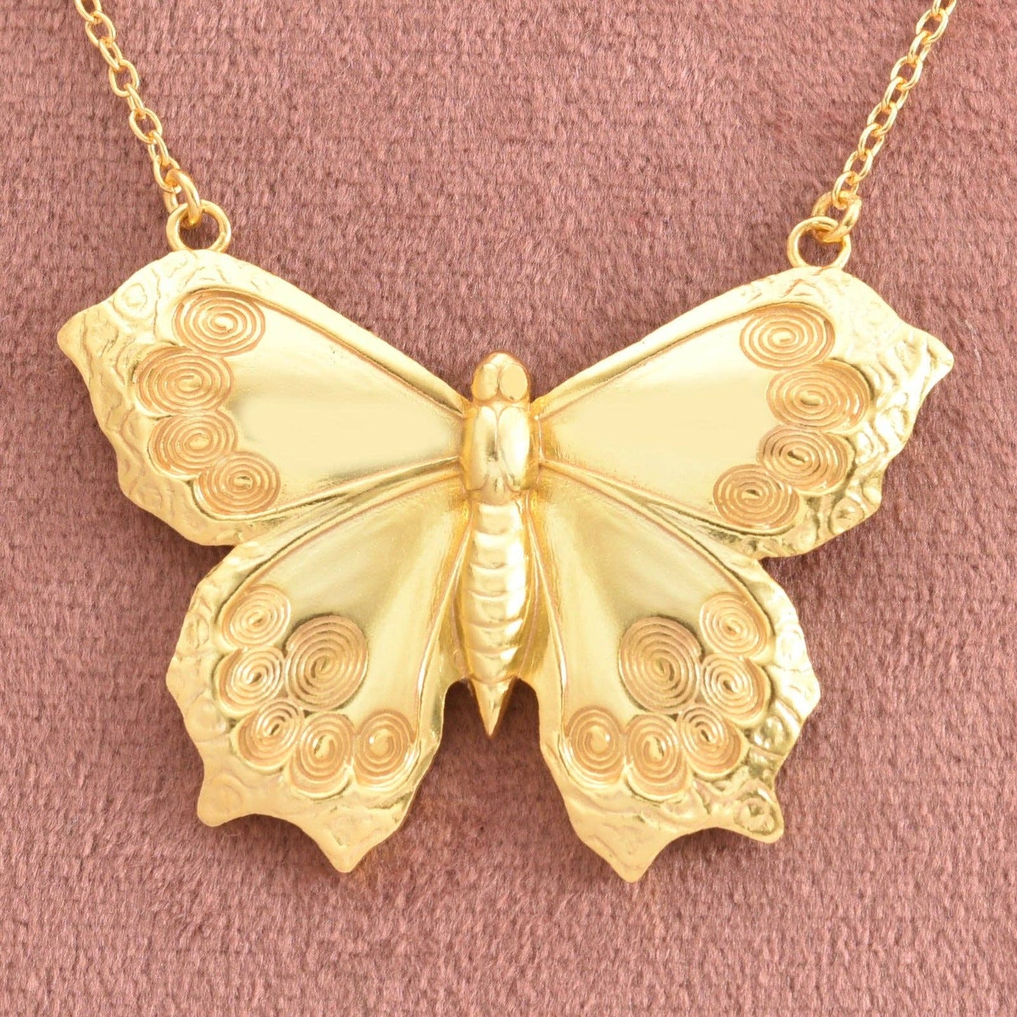 Gold Butterfly Necklace