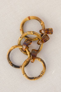 Dark Bamboo Earrings