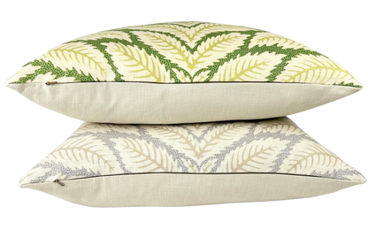 Bridget Leaf Pillow - 22x22"