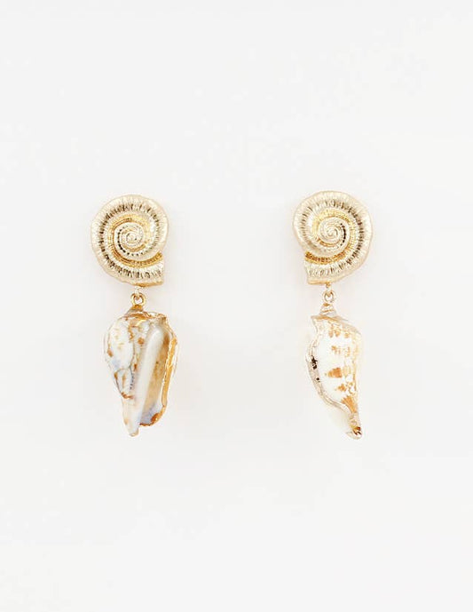 Seashell Dangle Earrings