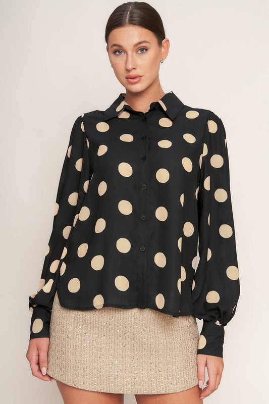 Poka Dot Top