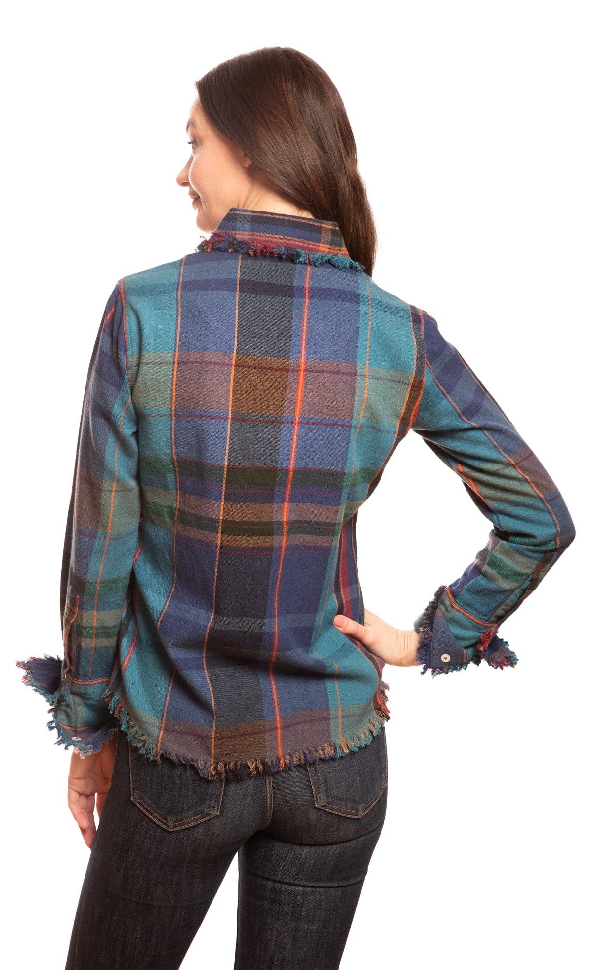 Festive Plaid Button Down