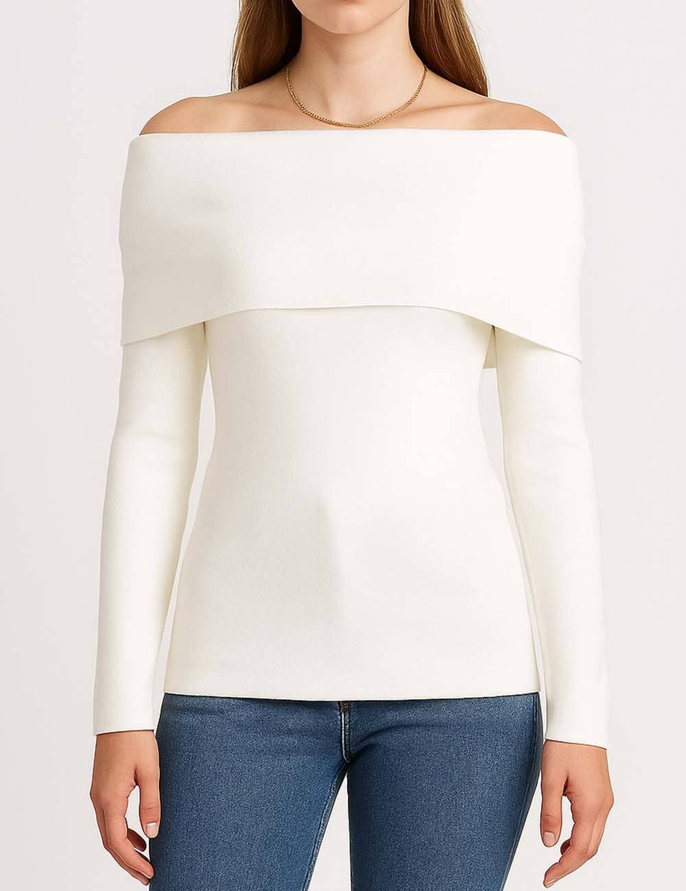 Black Off-Shoulder Top
