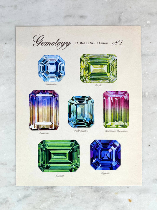 Gemstone Print 11x14"