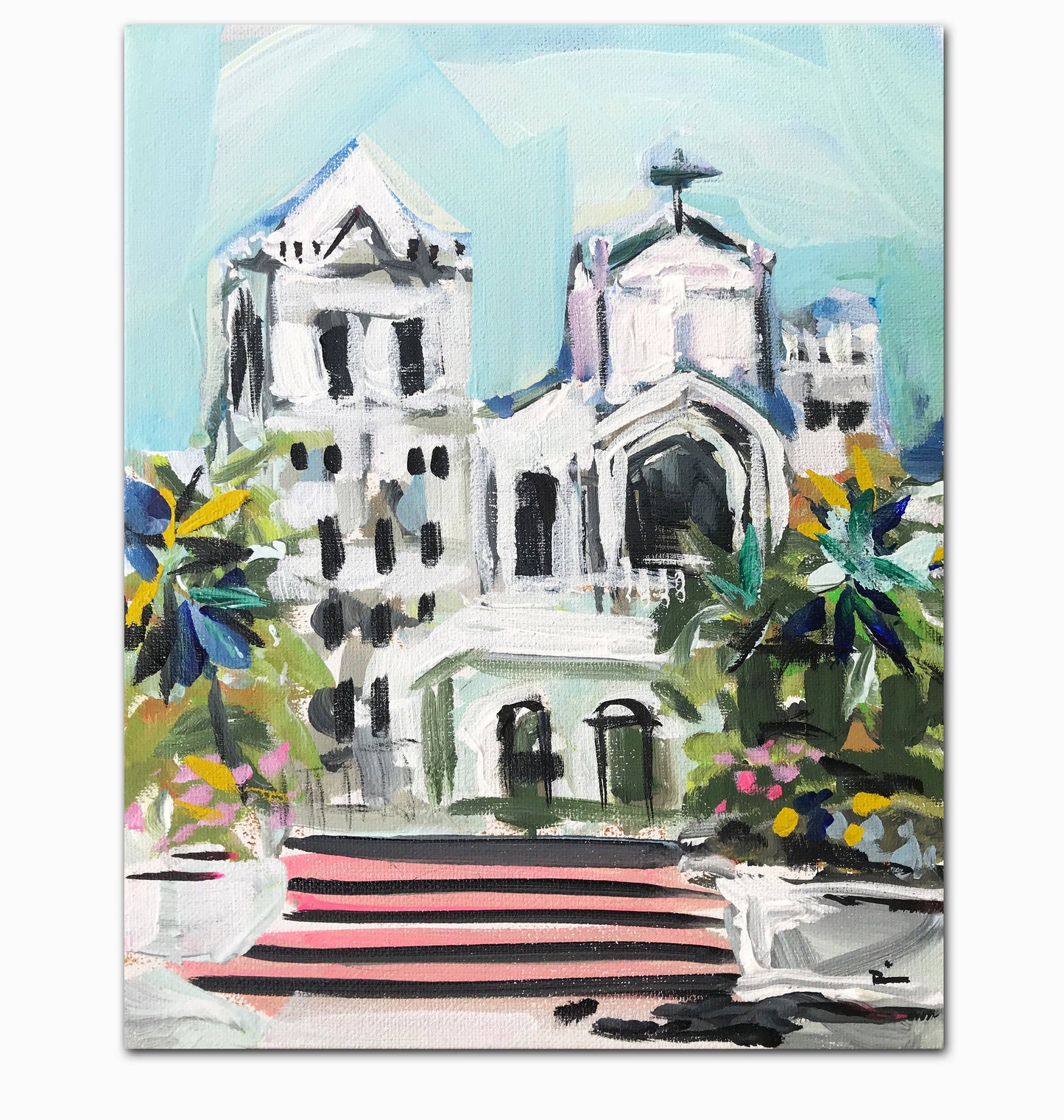 "Key West Church" In Acrylic Frame