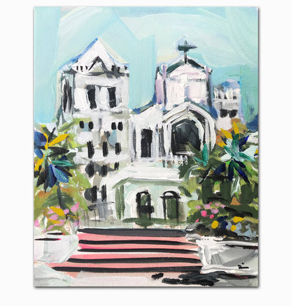 "Key West Church" In Acrylic Frame
