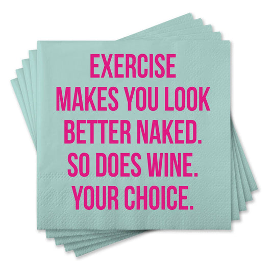 Exercise makes you Napkin