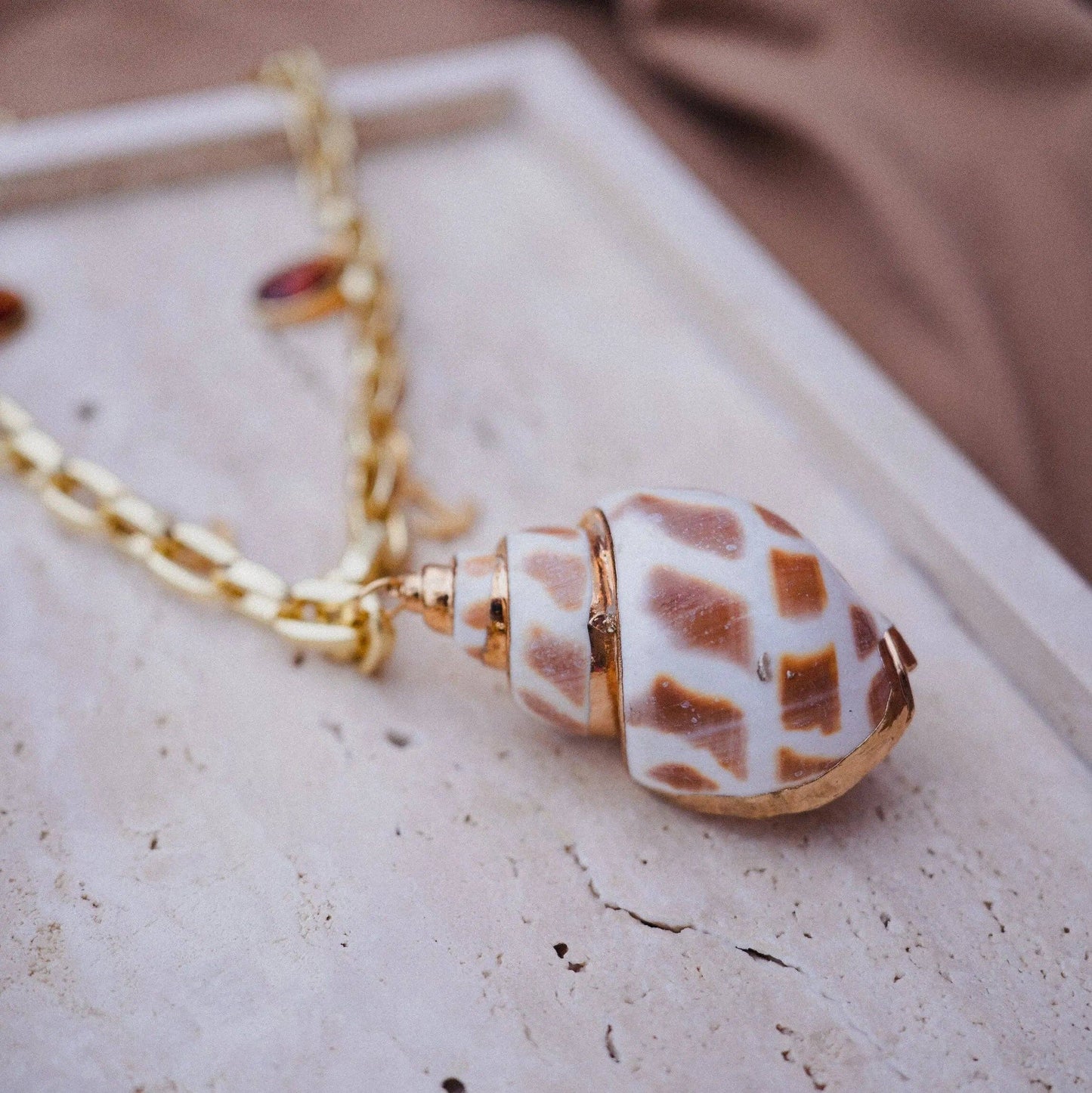 Gold Shell Necklace