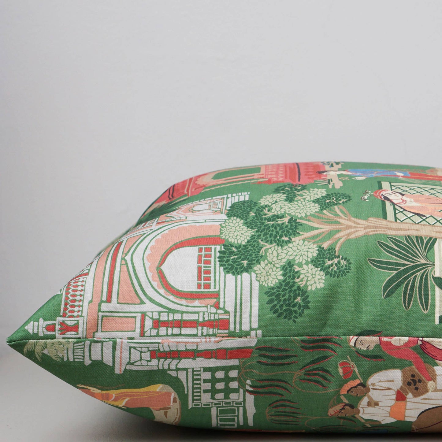 Bara Bazaar in Viridian Pillow