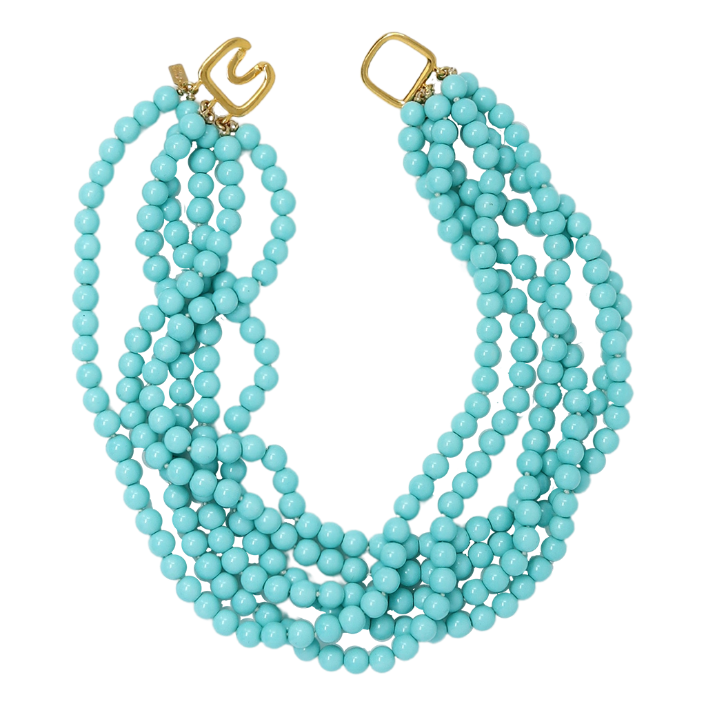 Turquoise Bead Necklace