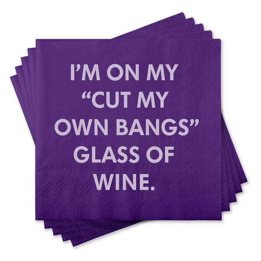 Cut my own bangs Napkin
