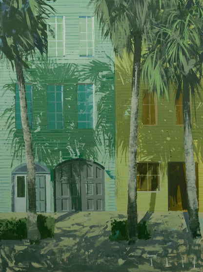 *NEW* Lime and Lemon Shadows Print, 18"x 24"