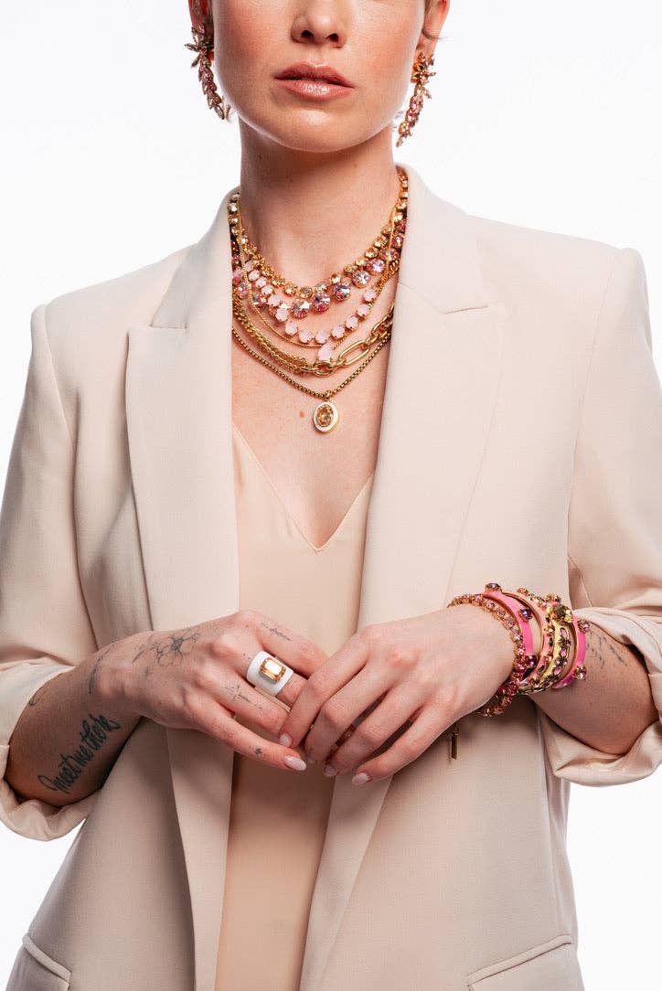 Sarina Necklace in Candy Crush: Fuchsia Matt