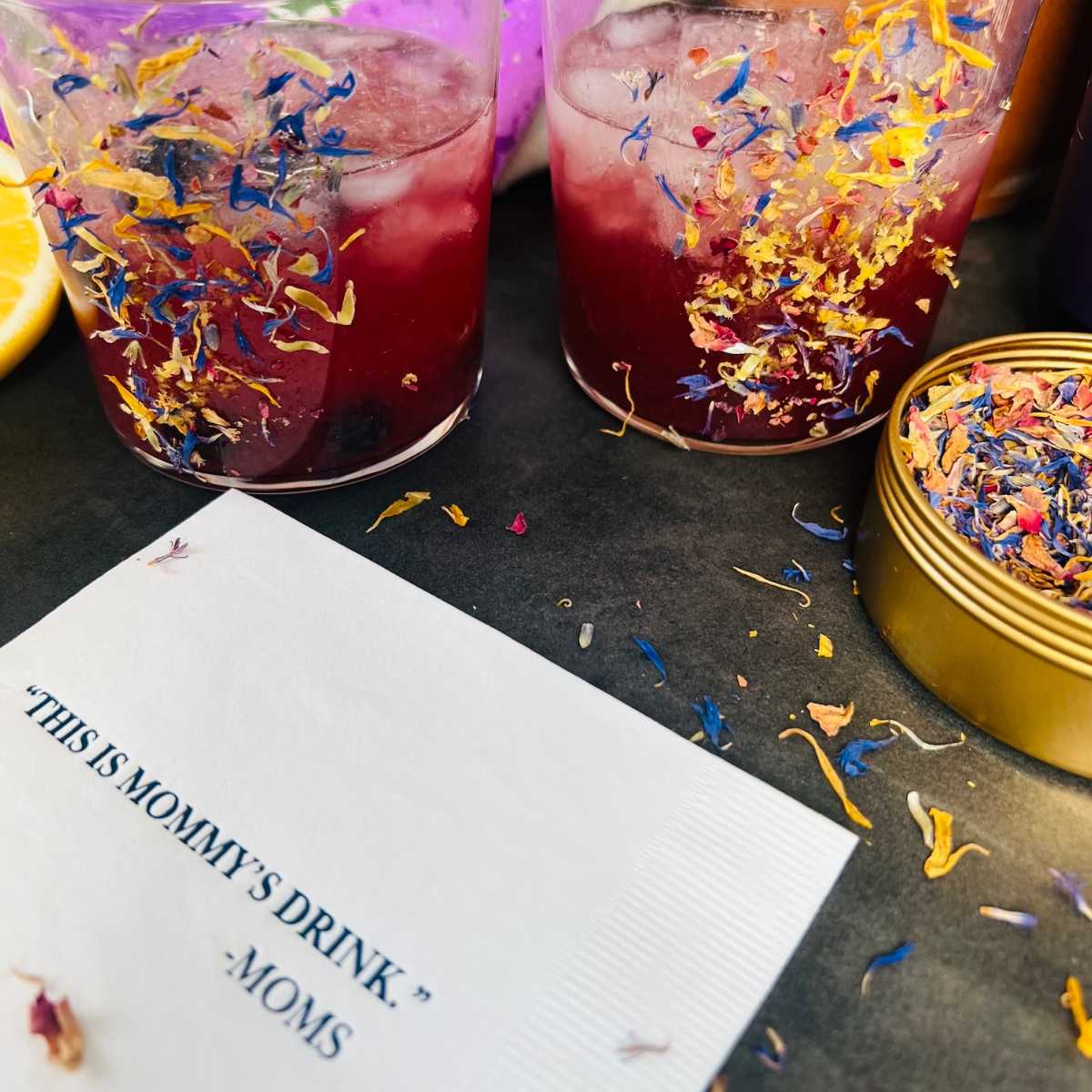 "This Is Mommy's Drink" Cocktail Napkin