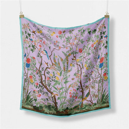 Light Purple Silk Scarf