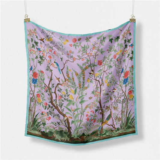 Light Purple Silk Scarf