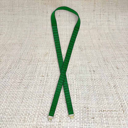 Thin Green Crocodile Leather Belt: 2