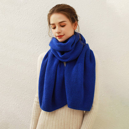 Blue Cashmere Scarf