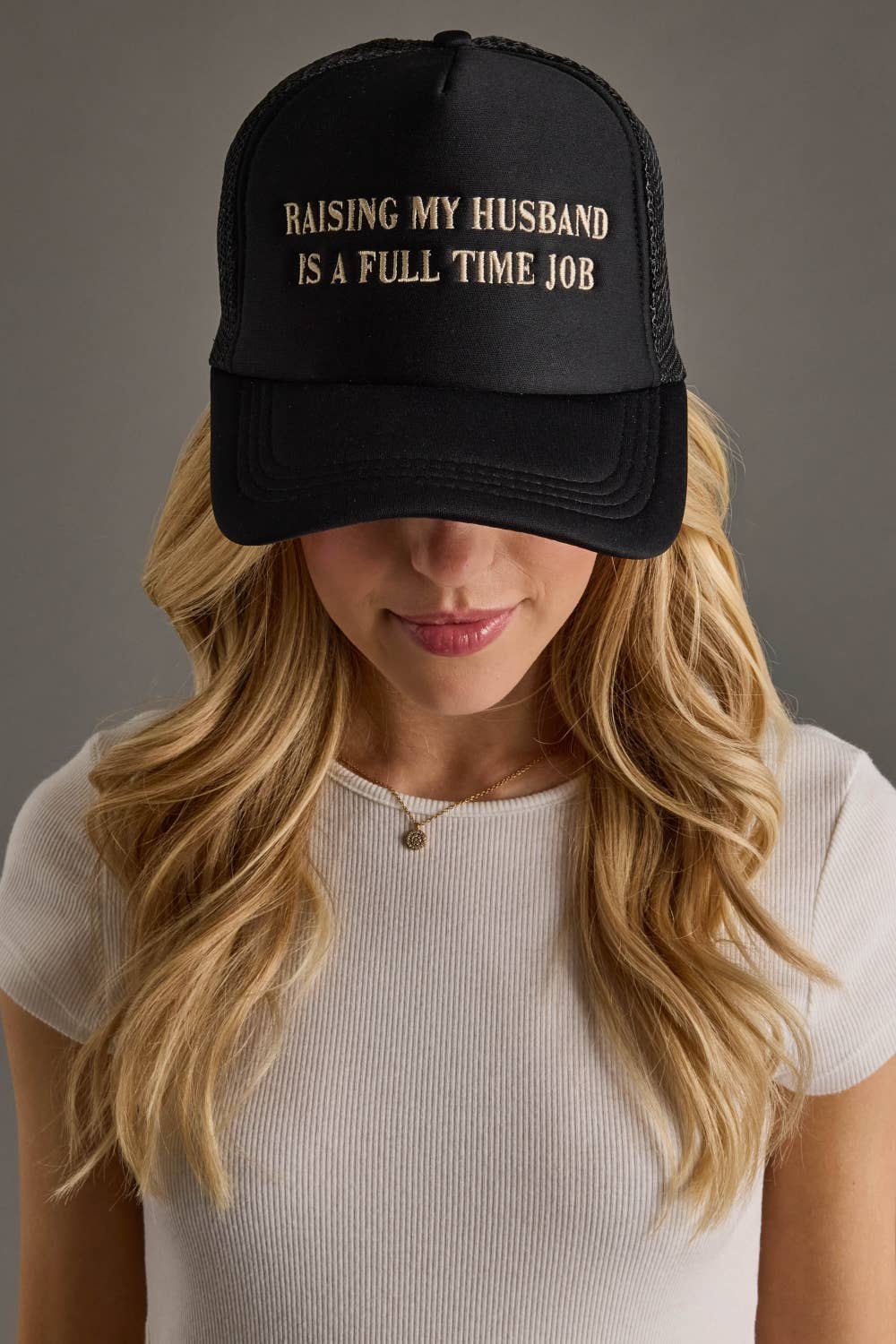 "Raising My Husband" Trucker Hat