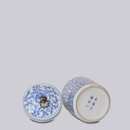 Blue & White Jar Candle