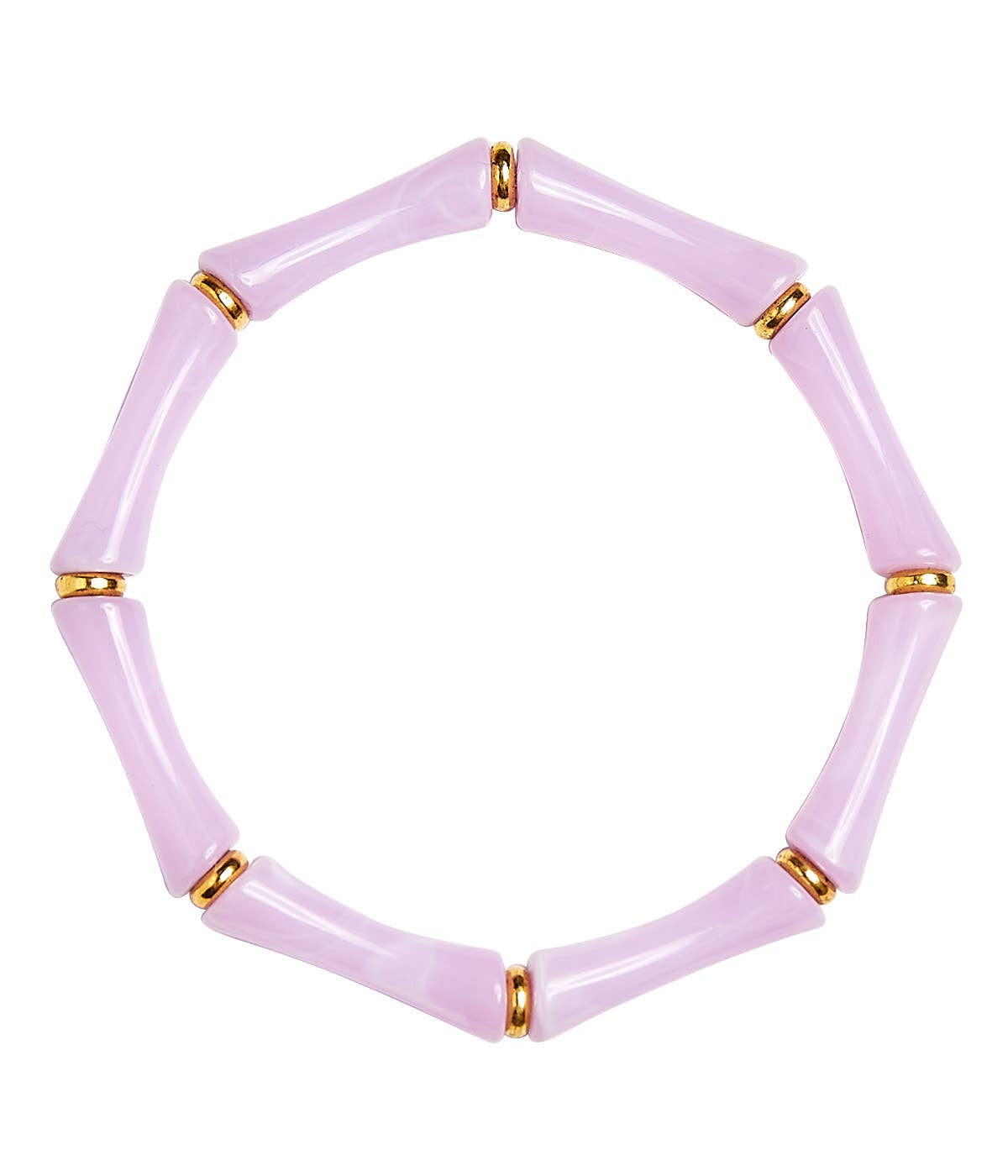 Lucy Bamboo Bracelet: Hot Pink