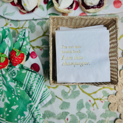 "I Am Into Champagne" Cocktail Napkins