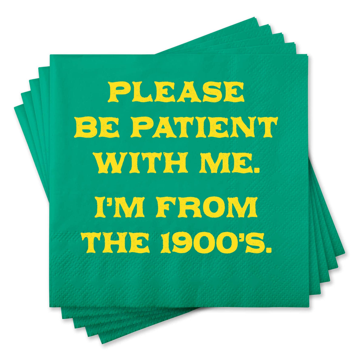 Cocktail Napkins - Please be patient
