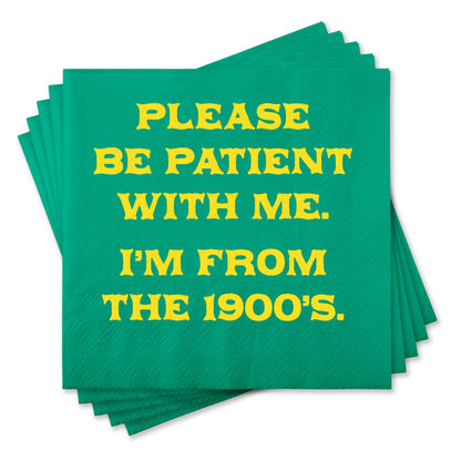 Cocktail Napkins - Please be patient