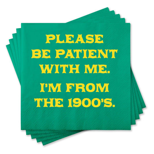Cocktail Napkins - Please be patient
