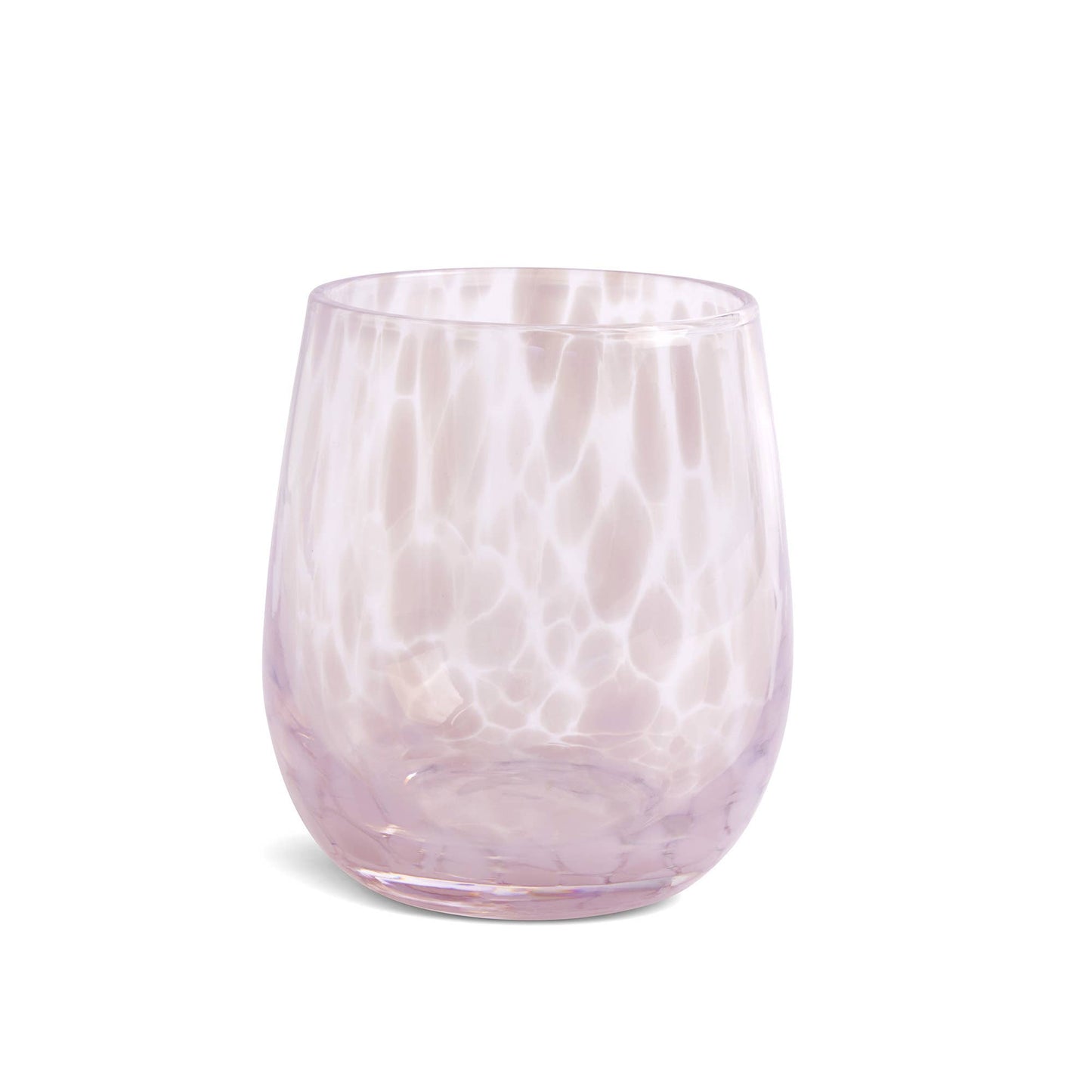 Pink Stemless Wine Glass