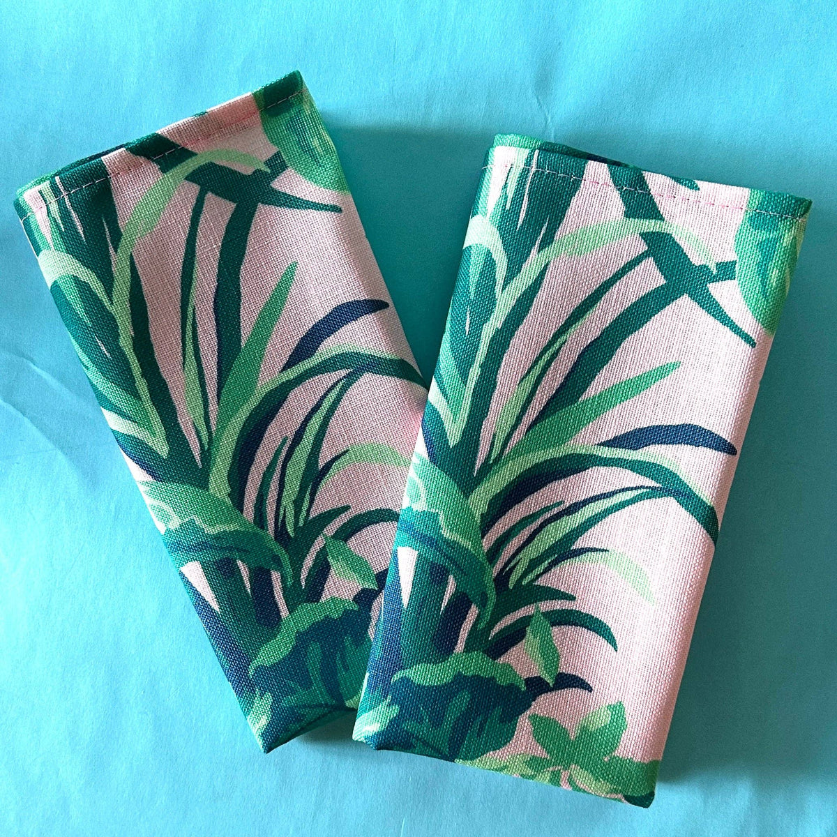 Jungle Road Bahama Pink Dinner Napkins, Set of 4