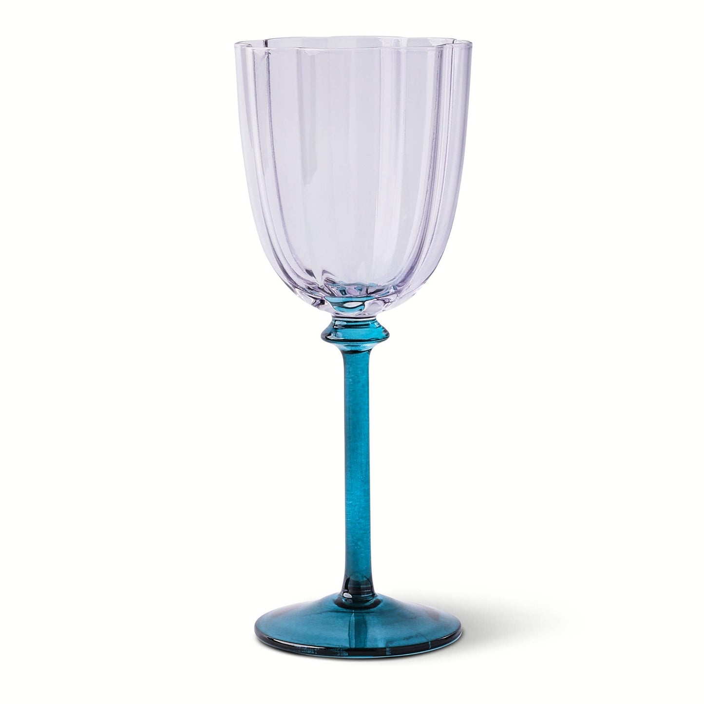 Purple & Blue Wine Glass
