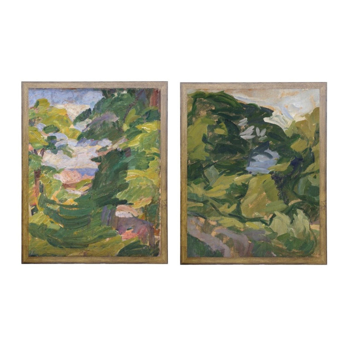 Framed Landscape Artwork - Set of Two