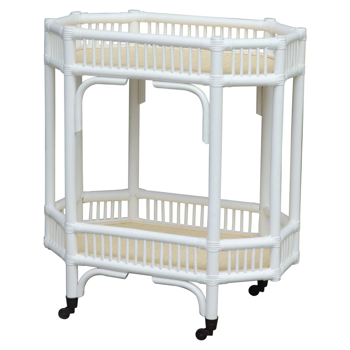 Wren Rattan Bar Cart