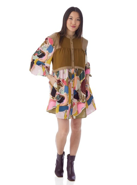 Hendrix Dress in Abstract