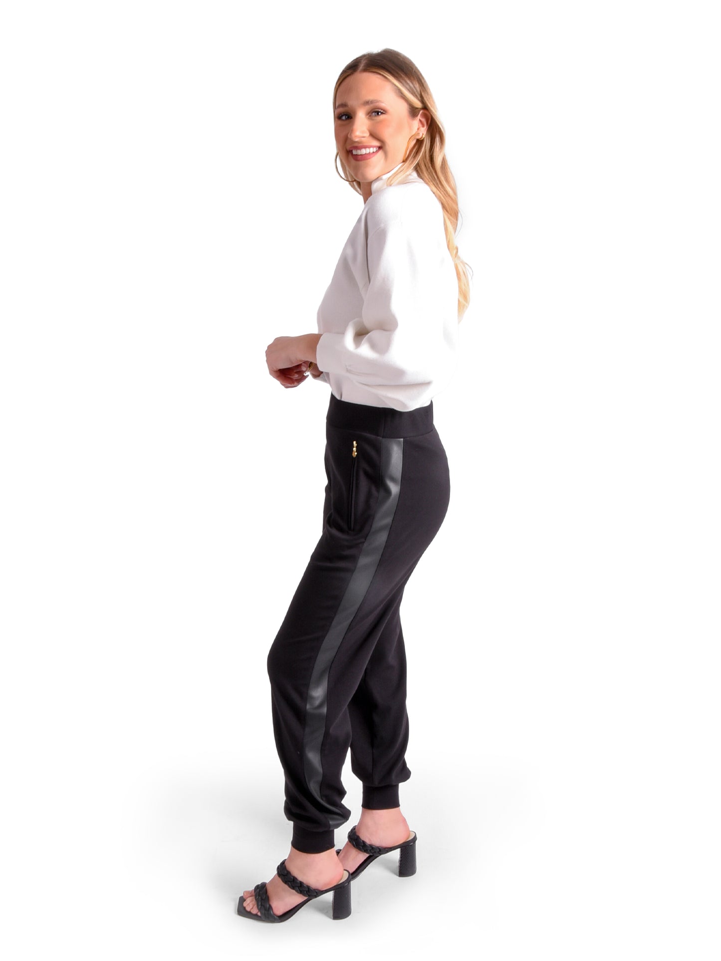 Downtown Jogger - Black Ponte