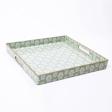 Load image into Gallery viewer, Sage Floral Square Tray
