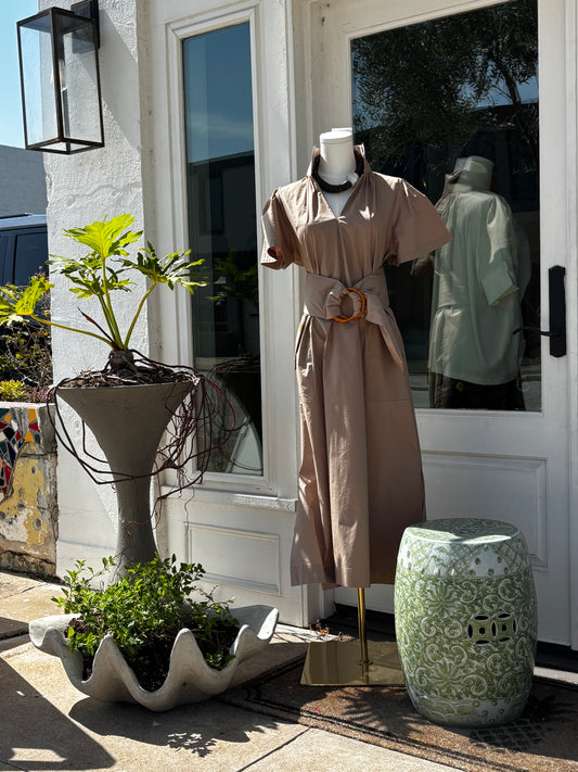 Gretchen Dress - Taupe