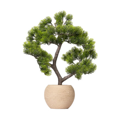14” Faux Bonsai-Ceramic Vase