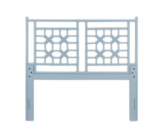 Blue Lattice Headboard - Full
