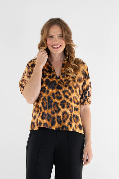 Poppy Top - Leopard