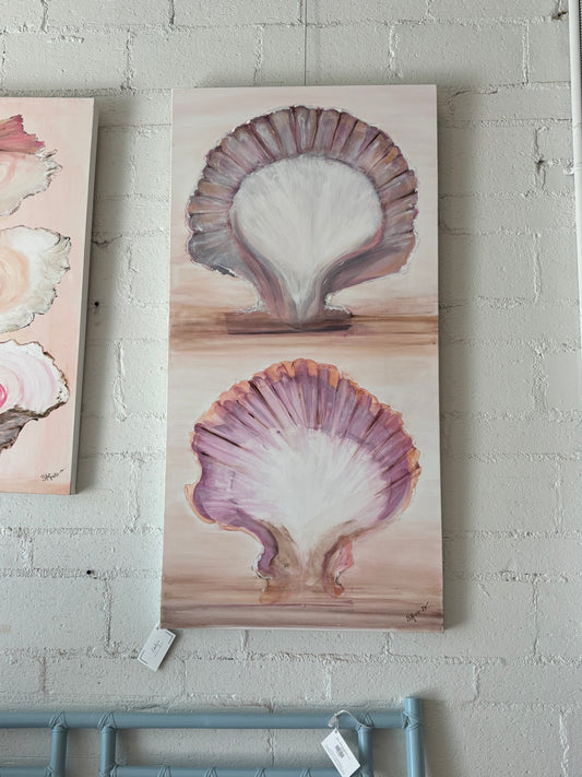 Pink Double Clam Shell - 48x24"