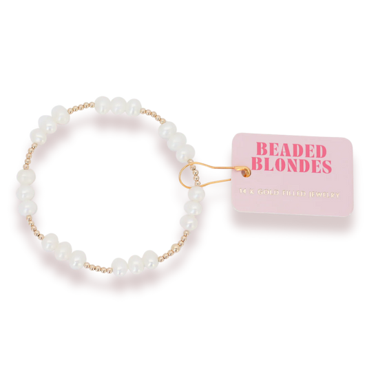 ily Coastal Pearl Beaded Bracelet