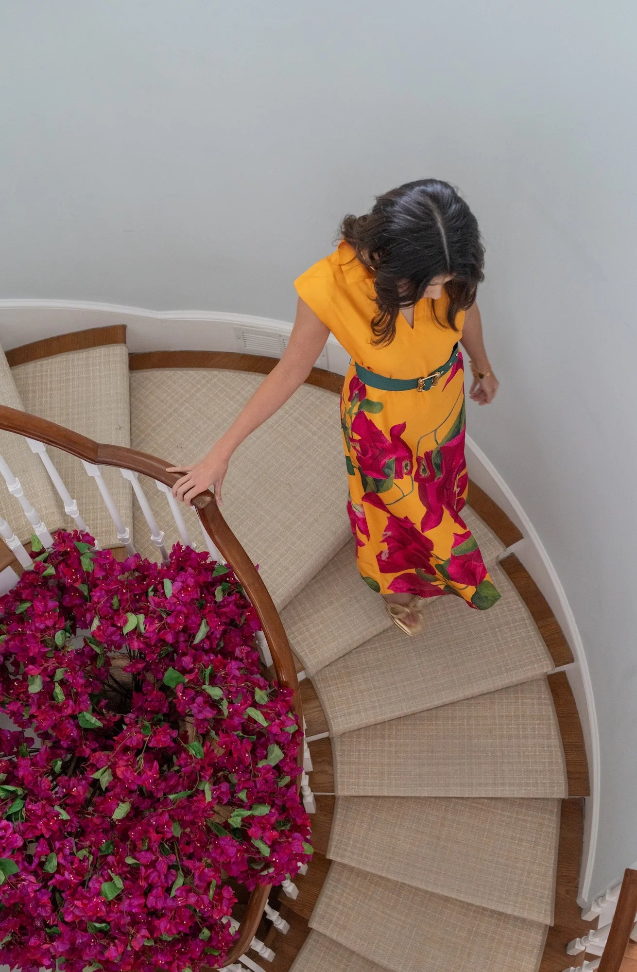 Roma Dress - Bougainvillea