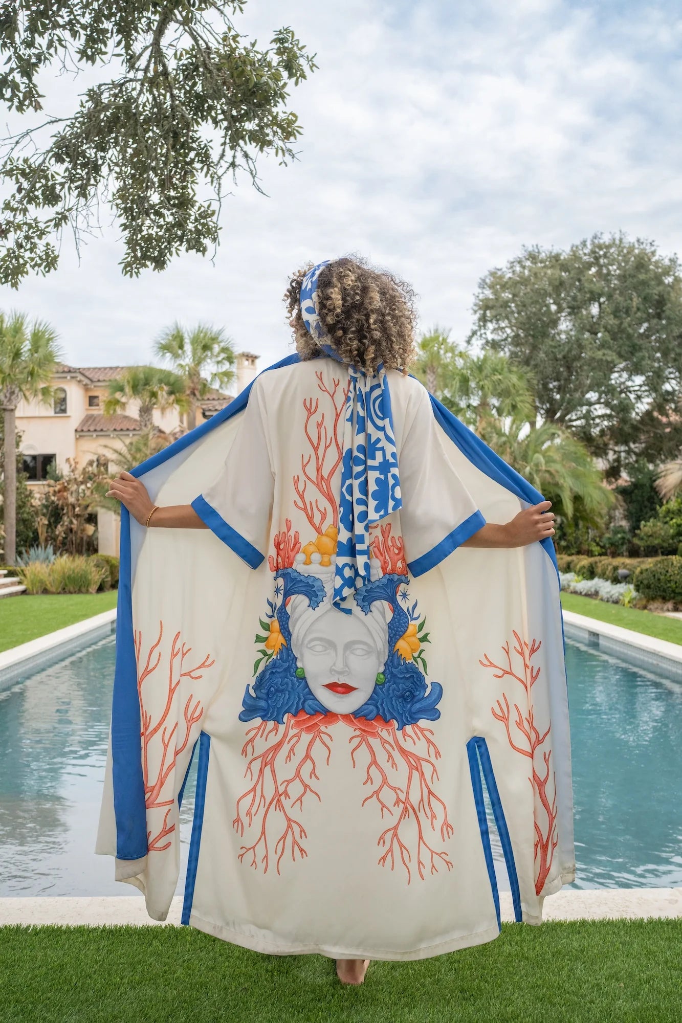 Sole Kimono - Amalfi Crest