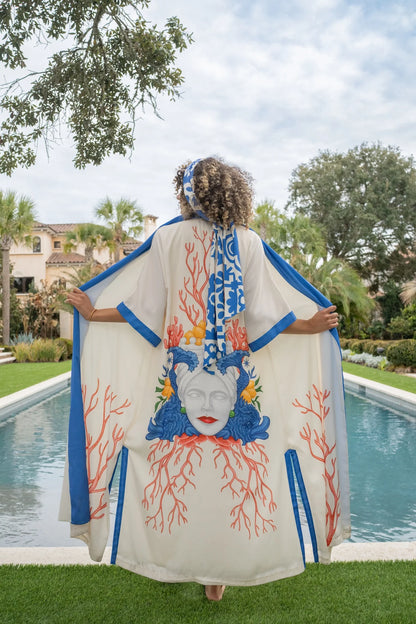 Sole Kimono - Amalfi Crest