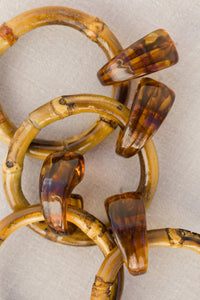 Dark Bamboo Earrings