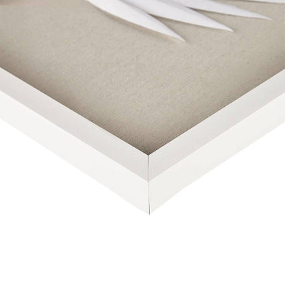 Handmade Rice Paper Palm Leave Wall Decor - Square
