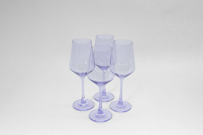 Lady Lavender - Colored Wine Glass